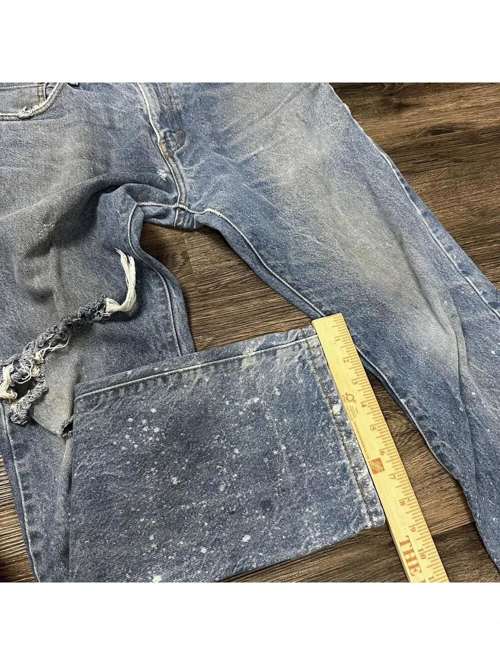 Vintage Levi’s distressed 517 bootcut denim jeans workwear  32x30